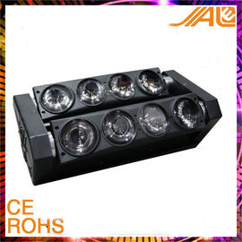 8pcs 10w Rgbw 4 in 1 führte Spinnen-Strahln-bewegliche Hauptlichter für Disco