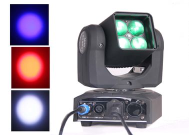 Neues 4pcs 10w 4in1 führte mini bewegliche helle Licht-DJ-Hauptlichter des Wäsche-lauten Summens