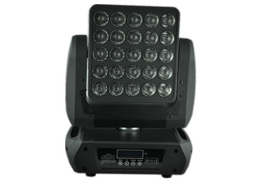 Übersteigen Sie 1 hohes Lumen der Ebenen-25 x 12w amerikanische CREE, RGBW-Farbe bewegliche Hauptlichter, die LED-beweglichen Hauptlicht/-quadrat DJ mischt