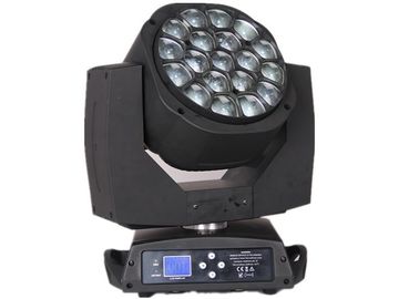Bienen-Auge führte bewegliches Hauptereignis-Licht 19pcs 12w Rgbw des lauten Summens 4 in1
