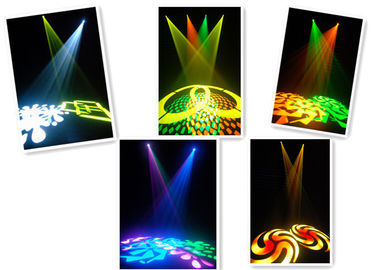 Inszenieren Sie weißen Regenbogen-Effekt LED-den beweglichen Hauptlicht-60W, der Muster-Lampe beleuchtet