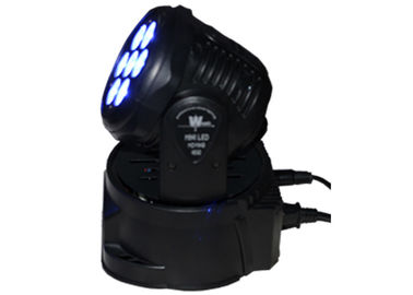Automatisches disco-Strahln-Stellen-Wäsche-Licht 7pcs RGBW bewegliches Kopf-LED helles Mini