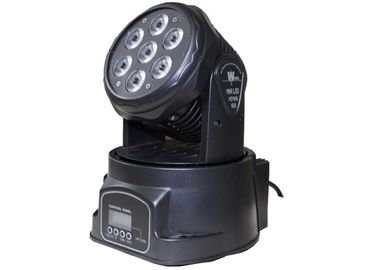 Automatisches disco-Strahln-Stellen-Wäsche-Licht 7pcs RGBW bewegliches Kopf-LED helles Mini