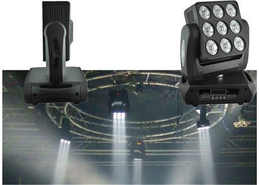 Arbeiten Sie Verein Mini-LED bewegliches Hauptlicht 9pcs 10w Rgbw DJ beweglicher Scheinwerfer um