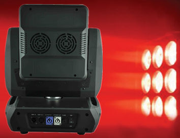 Arbeiten Sie Verein Mini-LED bewegliches Hauptlicht 9pcs 10w Rgbw DJ beweglicher Scheinwerfer um