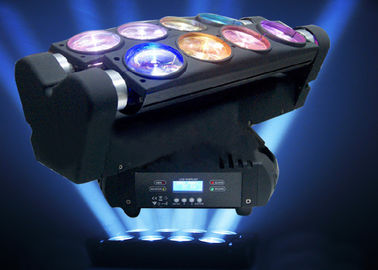 Disco-Partei DJ-Beleuchtungs-bewegliche Hauptspinne beleuchtet multi Farbe des Cree-LED 8x10W RGBW