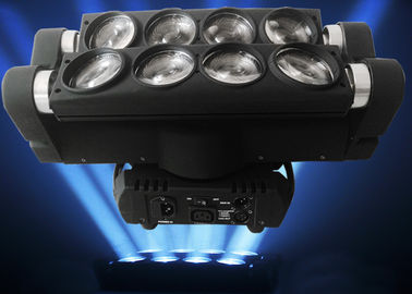 Disco-Partei DJ-Beleuchtungs-bewegliche Hauptspinne beleuchtet multi Farbe des Cree-LED 8x10W RGBW