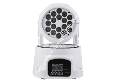 18x3W inszenieren bewegliches Hauptlicht DJ Licht-RGB geführtes Miniwäsche-Licht für Stangen, Nachtklub