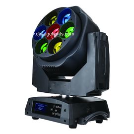7 Show-Lichter X15W LED bewegliche Hauptdrahtlose DMX512 LED lichtstrahl-RGBW