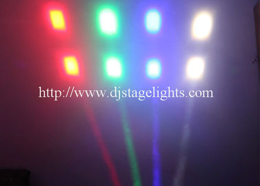 8 x 10 W LED bewegliche Hauptspinnen-Partei-Beleuchtung des stadiums-Licht-80 W RGBW