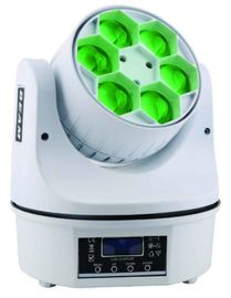 bewegliches Hauptlicht RGBW 4 der Bienen-6pcs des Augen-LED in 1 mit Strahln-Lichtern des lauten Summens