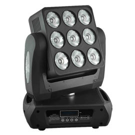 Hohes Brithness 9 Sharpy-Strahln-Matrix-Hauptlichter Wäsche X12 W RGBW LED bewegliche helle