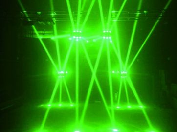 9 x 15 bewegliches Hauptlicht 4 W RGBW LED in 1 Strahln-Effekt, der Phantomlichter verdunkelt