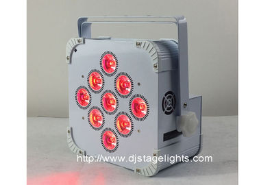 drahtlose LED Gleichheits-Dosen 9pcsX18w LED DMX, wieder aufladbares geführtes Stadiums-Licht