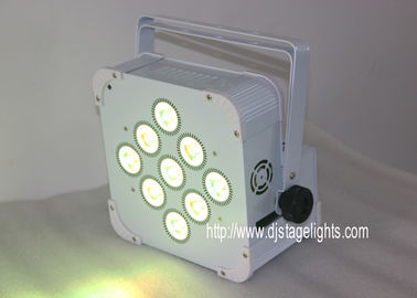 drahtlose LED Gleichheits-Dosen 9pcsX18w LED DMX, wieder aufladbares geführtes Stadiums-Licht