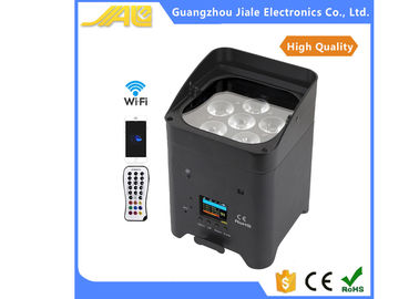 Macht flache Gleichheit DMX Radioapparat-LED helles RGBW 4 In1 mit Fernbedienung ein
