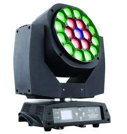 Bewegliche helle Hauptrotation Rgbw 19 *1 5W LED mit Grad des Winkels des lauten Summens 4 bis 60