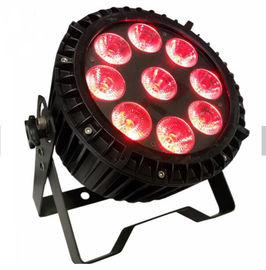 DMX512 RGBWA 9pcs * LED Gleichheits-Wäsche-im Freien hohe Helligkeit 12w