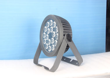 18 PC 6 1 in den Stadiums-Gleichheits-Dosen-Lichtern RGBW LED mit Aluminium druckgegossener Wohnung