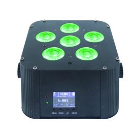 DJ inszenieren helles Batterieviererkabel rgbwa UV-Batterie des Lichtes 6x18w Gleichheit 6in1 drahtloses dmx geführtes uplight für die Heirat 