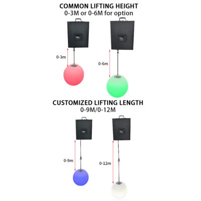 2m DMX kinetische Lichter Hebeball Kinetische LED-Balllicht LED-Balllicht
