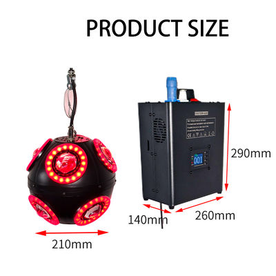 3m DMX Winch RGB Opan Ball LED Kinetische Kugel