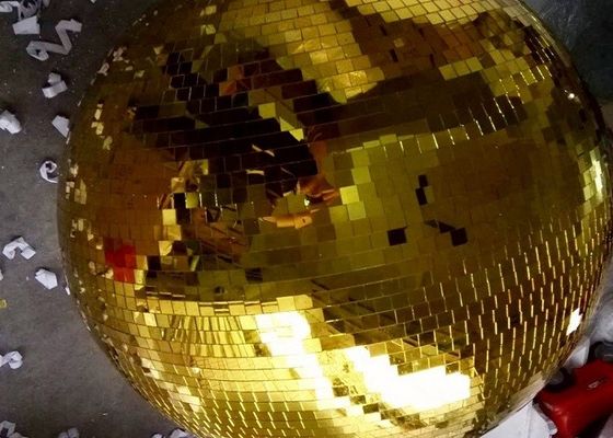120CM beleuchtet goldenes Spiegel-Ball-Disco-Stadium drehenden Ball
