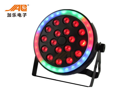 Kanal 8 18 Watt DJ-Stadium beleuchtet RGB 3 in 1 flacher Gleichheit LED
