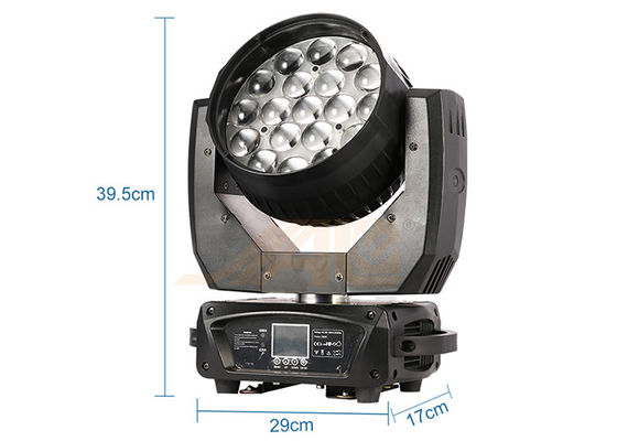 Hauptstrahl 4 beweglichen lauten Summens 19x15W LED in den 1 Disco-Lichtern