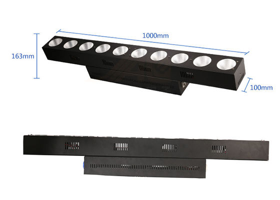 8 Wand-Waschmaschinen-Licht Kanäle 10x10W PFEILER RGB LED für Stadium