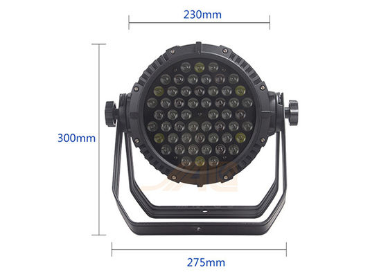 wasserdichtes Licht 54x3W RGBW LED führte Gleichheits-Licht-Stadium
