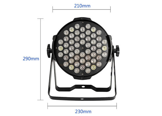 54x3w RGBW 3 IN 1 LED-Gleichheit kann beleuchtet 100% elektronische Verdunkelung