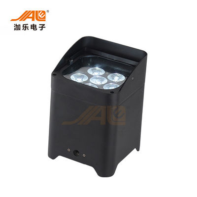 6PCS RGBWAUV 6 in 1 drahtlosem LED-Gleichheits-Dosen-Batterie IRC-Gleichheits-Licht