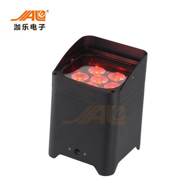 6PCS RGBWAUV 6 in 1 drahtlosem LED-Gleichheits-Dosen-Batterie IRC-Gleichheits-Licht
