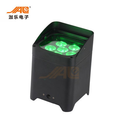 6PCS RGBWAUV 6 in 1 drahtlosem LED-Gleichheits-Dosen-Batterie IRC-Gleichheits-Licht