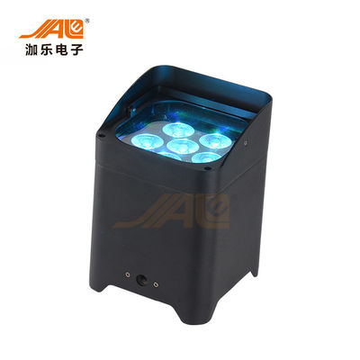 6PCS RGBWAUV 6 in 1 drahtlosem LED-Gleichheits-Dosen-Batterie IRC-Gleichheits-Licht
