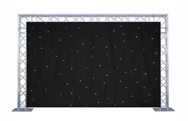 Großhandels-LED-Stern-Vorhang-Stoff, der RGB für die Heirat oder Ereignis-Bühnenbild beleuchtet