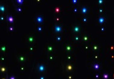 Großhandels-LED-Stern-Vorhang-Stoff, der RGB für die Heirat oder Ereignis-Bühnenbild beleuchtet