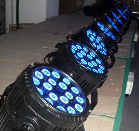 Energiesparende Berufsstadiums-Beleuchtung des LED-Gleichheits-Licht-18 x 10w RGBWA im Freien