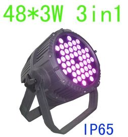 Professionelle Farbbeleuchtungs-Gleichheit im Freien 64 LED-Gleichheits-48 x 3w multi beleuchtet für Beleuchtung des Hochzeitsfest-Ereignis-IP65