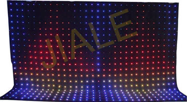 4x6m Rgb 3in1 führten Videovorhang-Hintergrund-Dekoration/Stadiums-Befestigung