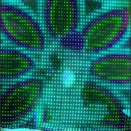 Feuerfester Samt-Stoff Rgb 3 in 1 führte den Innen-/im Freienstadiums-Animations-Visions-Vorhang-Hintergrund
