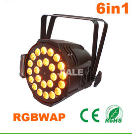 6in1 geführte Gleichheit DJ-Stadiums-Lichter/Dmx geführte Gleichheits-Licht-Innengleichheit können 24pcs 15w UV Rgbwa