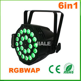 6in1 geführte Gleichheit DJ-Stadiums-Lichter/Dmx geführte Gleichheits-Licht-Innengleichheit können 24pcs 15w UV Rgbwa