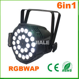 6in1 geführte Gleichheit DJ-Stadiums-Lichter/Dmx geführte Gleichheits-Licht-Innengleichheit können 24pcs 15w UV Rgbwa