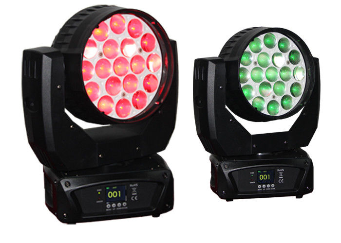 des licht-lauten Summens 540°Pan 270°Tilt 19pcs 12W RGBW 4in1 LED bewegliche Hauptwäsche-bewegendes Hauptlicht