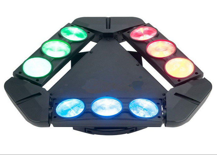 Spinnen-Strahln-bewegliche Hauptbeleuchtung 9 DMX512 100w geht Lichter Wechselstrom 110-240V 50-60HZ voran