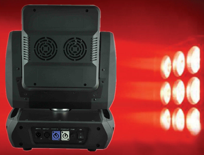 Arbeiten Sie Verein Mini-LED bewegliches Hauptlicht 9pcs 10w Rgbw DJ beweglicher Scheinwerfer um