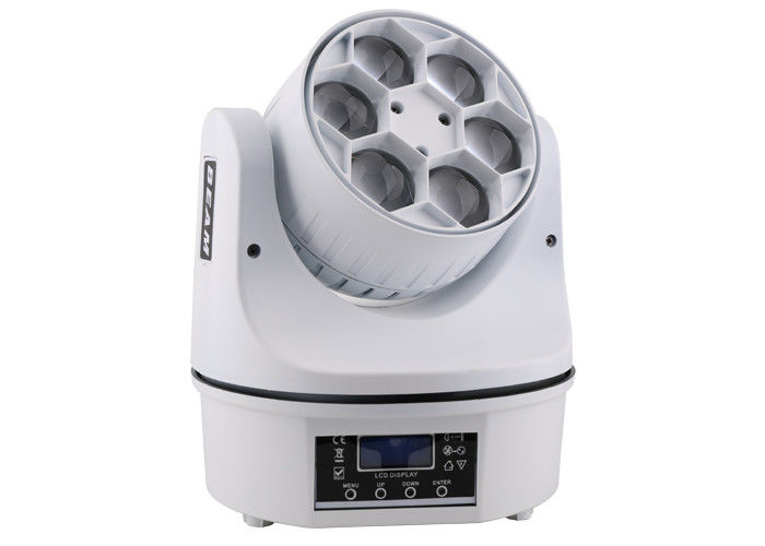Bienen-beweglicher Kopf 6 X15w Rgbw führte Disco-helle hohe Helligkeit 110 - 240v solides Actived