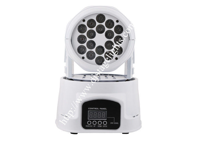 18x3W inszenieren bewegliches Hauptlicht DJ Licht-RGB geführtes Miniwäsche-Licht für Stangen, Nachtklub